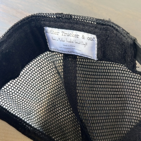 EUC! Mother Trucker & co. Women’s black trucker hat. SnapBack. - Picture 12 of 16